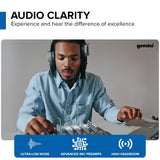 Gemini Sound GEM-08USB Mezclador analógico de 8 canales compacto que incluye 2 canales de micrófono, EQ de 3 bandas, reproducción USB de dispositivos USB y transmisión de Bluetooth