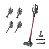 Hoover HF300 Home, HF322TH Aspiradora sin Cable, sin Bolsa, 3 en 1, Escoba, de Mano y Vertical, Rodillo 2 en 1 Suelos y Alfombras, Autonomía 40 min, Color Azul
