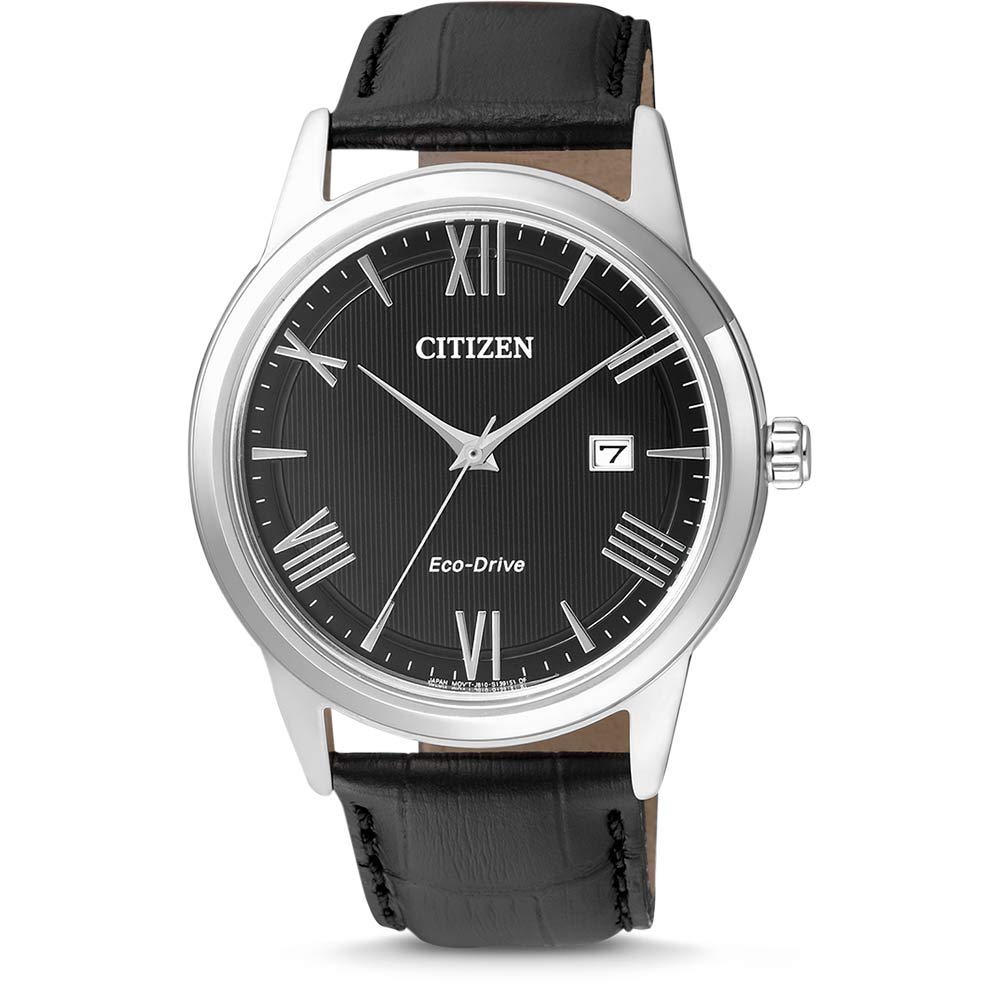 Citizen Reloj Analógico para Hombre de Cuarzo con Correa en Cuero AW1231-07E
