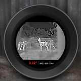 HIKMICRO Lynx S LE15S - Cámara monocular térmica portátil con Pantalla OLED, observación y medición de Distancia, Memoria integrada de 8 GB, Punto de Acceso WiFi