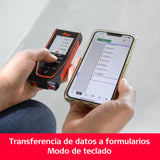 Leica Disto D5 Medidor Láser de Distancia Profesional con Bluetooth (App), Puntero Digital (Interior y Exterior) y Sensor de Inclinación para Seguimiento de Alturas, Medición de Perfiles y Ángulos