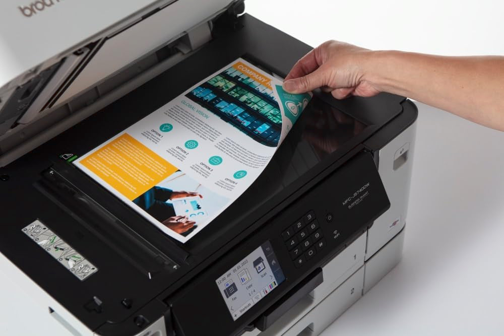 Brother MFCJ5740DW, Impresora multifunción de tinta profesional A4/A3 WiFi, impresión hasta A3, doble bandeja y doble cara hasta A4 en todas las funciones
