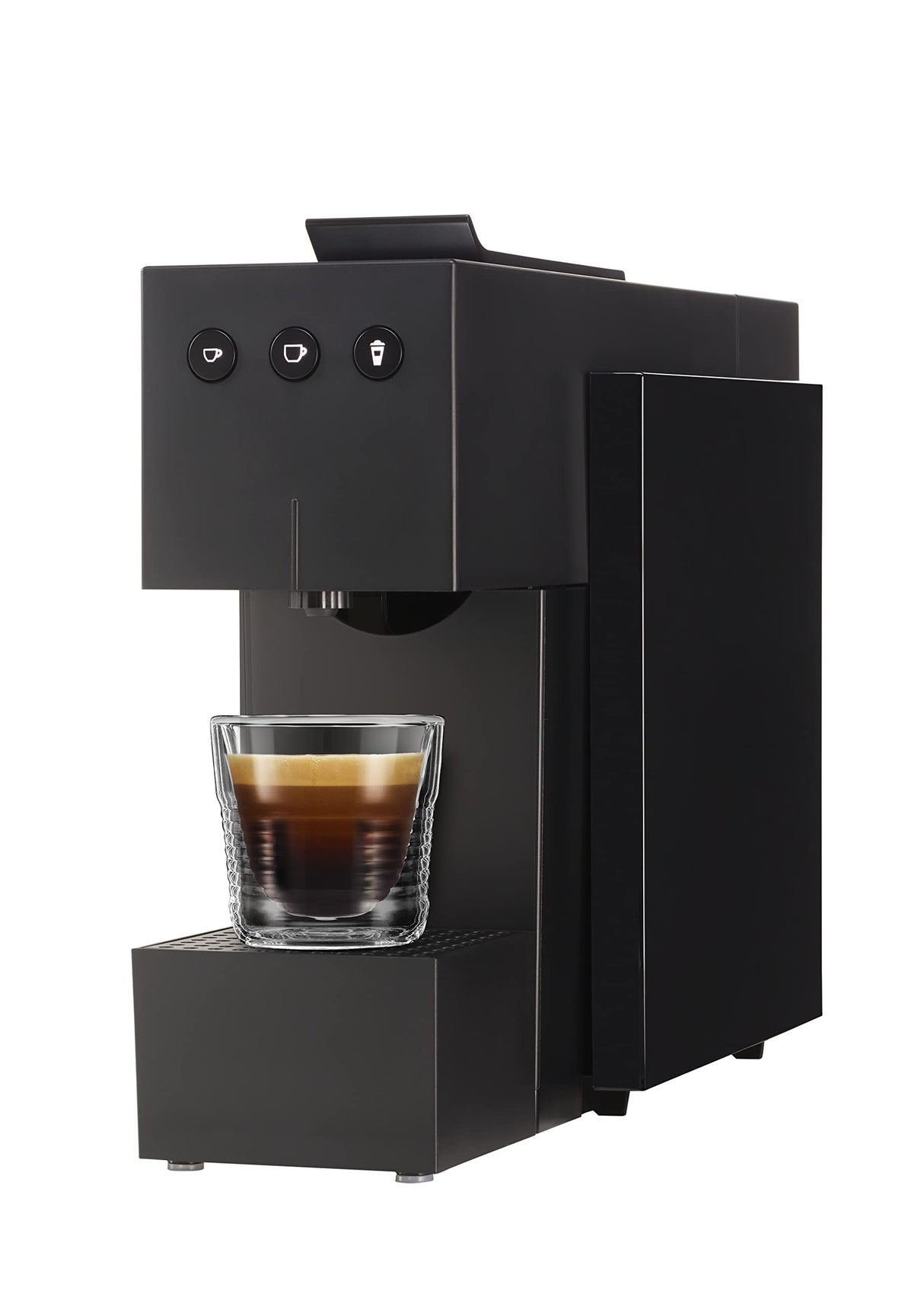 K-fee System 710257 Square 1455 - Cafetera de cápsulas, color negro brillante
