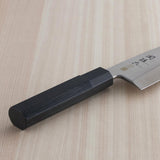 KAI Seki Magoroku Kinju y Hekiju Deba 18,0 cm longitud de la hoja - 8A sólido y SUS420J2 - 58 y 56 (±1) HRC - hecho a mano - madera de Pakka y plástico PP - cuchillo de cocina japonés - Hecho en Japón