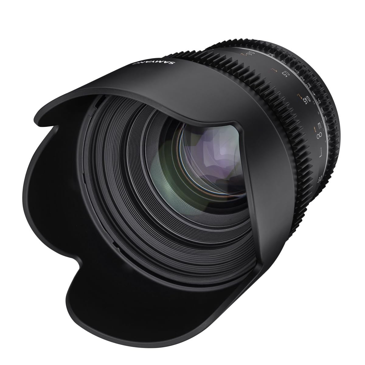 Samyang SA1716 - Lentes de Cámara Compatibles con 50mm T1.5 MK2 Canon RF, Negro
