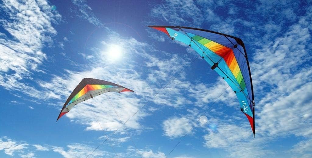 Elliot- Jet Stream, Large (JETSTR_GRainbow/Blue)