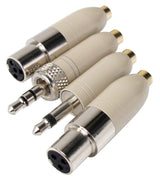 Pronomic Micrófono de Diadema HS-31 EA - Atención Accesorios: Solo Compatible con ciertos transmisores inalámbricos (no incluidos) - Incluye Protector de Viento y Adaptador Intercambiable - Beige