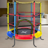 Headline - Ultrasport Happy Jump Cama Elastica Niños Exterior y Interior 140 cm hasta 50 kg con Red de Seguridad, Acolchado I Camas Elasticas, Trampolin, Colchoneta Elastica, Trampolines para Niños