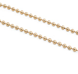 UNO de 50 | Cadena de Aleación Bañada en Oro 18k | Joyería Artesanal | Diseño Creativo