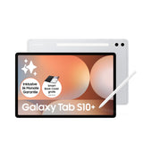 Samsung Galaxy Tab S10+ AI Tablet Android, 12 GB de RAM, 256 GB de Memoria, Pantalla AMOLED, Revestimiento antirreflectante, Incluye S Pen, WiFi, Platinum Silver