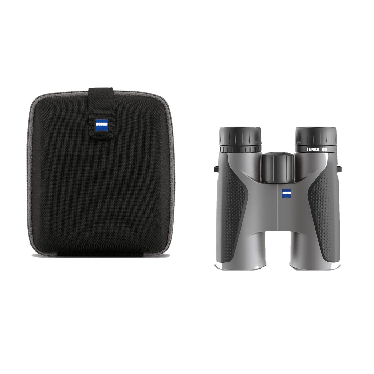 Zeiss Terra ED 10x42 Prismáticos para Caza, observación de Aves, al Aire Libre, Viajes, Gris