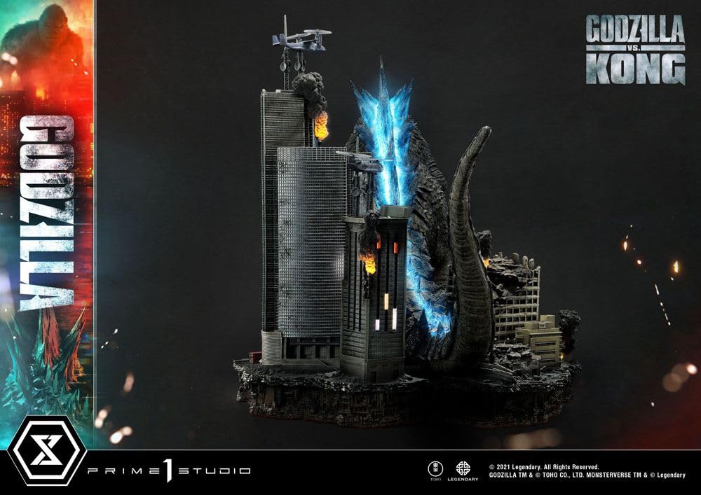 Prime 1 Studio Godzilla vs. Kong Godzilla Final Battle - Figura Decorativa (60 cm)