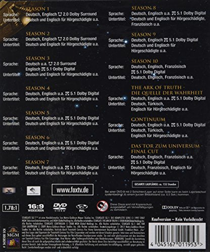 Stargate Kommando SG 1 - Complete Box [Alemania] [DVD]