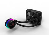ASUS ROG RYUO 120 - Sistema de refrigeración líquida de CPU, con Oled de color, AURA Sync RGB, tubo de goma reforzado de 38 cm, ventilador optimizado