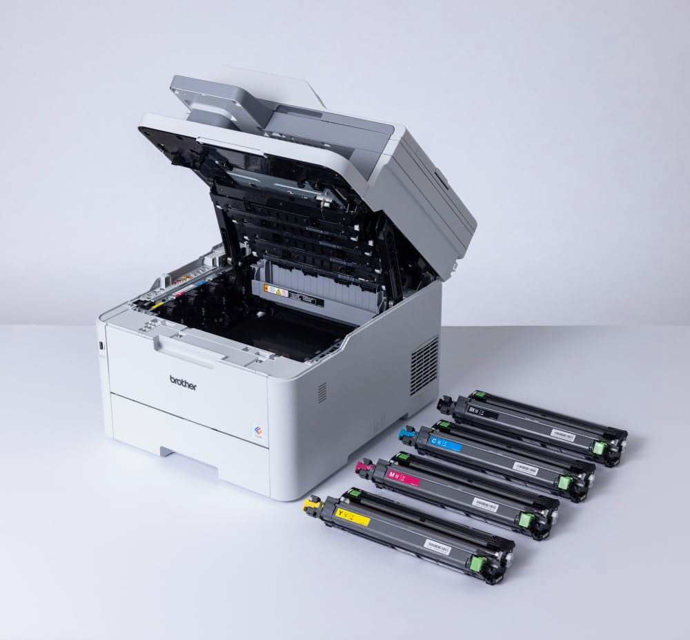 Brother MFCL8390CDW, Impresora multifunción Profesional LED Color compacta, con Red Cableada/WiFi y Doble Cara automática en Todas Las Funciones