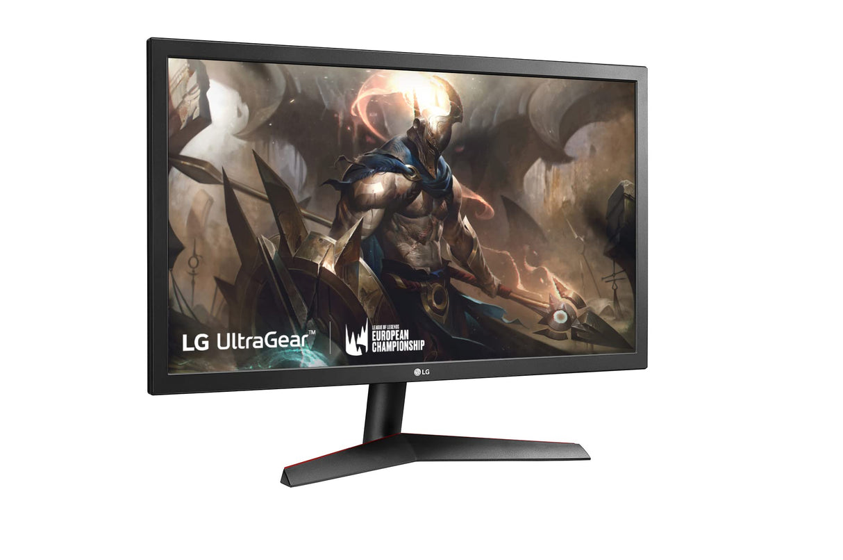 LG 24GN53A-B - Monitor Gaming UltraGear 24 pulgadas FullHD,1920x1080, LCD, 16:9, HDMIx2, DisplayPort 1.2, ajustable, 144Hz, 1ms, Conectividad Universal, Color Negro