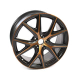 Seat 575601025ANXEB - Llanta de Aluminio para Tuning (19 Pulgadas, Llantas de aleación Ligera), Color Negro y Cobre