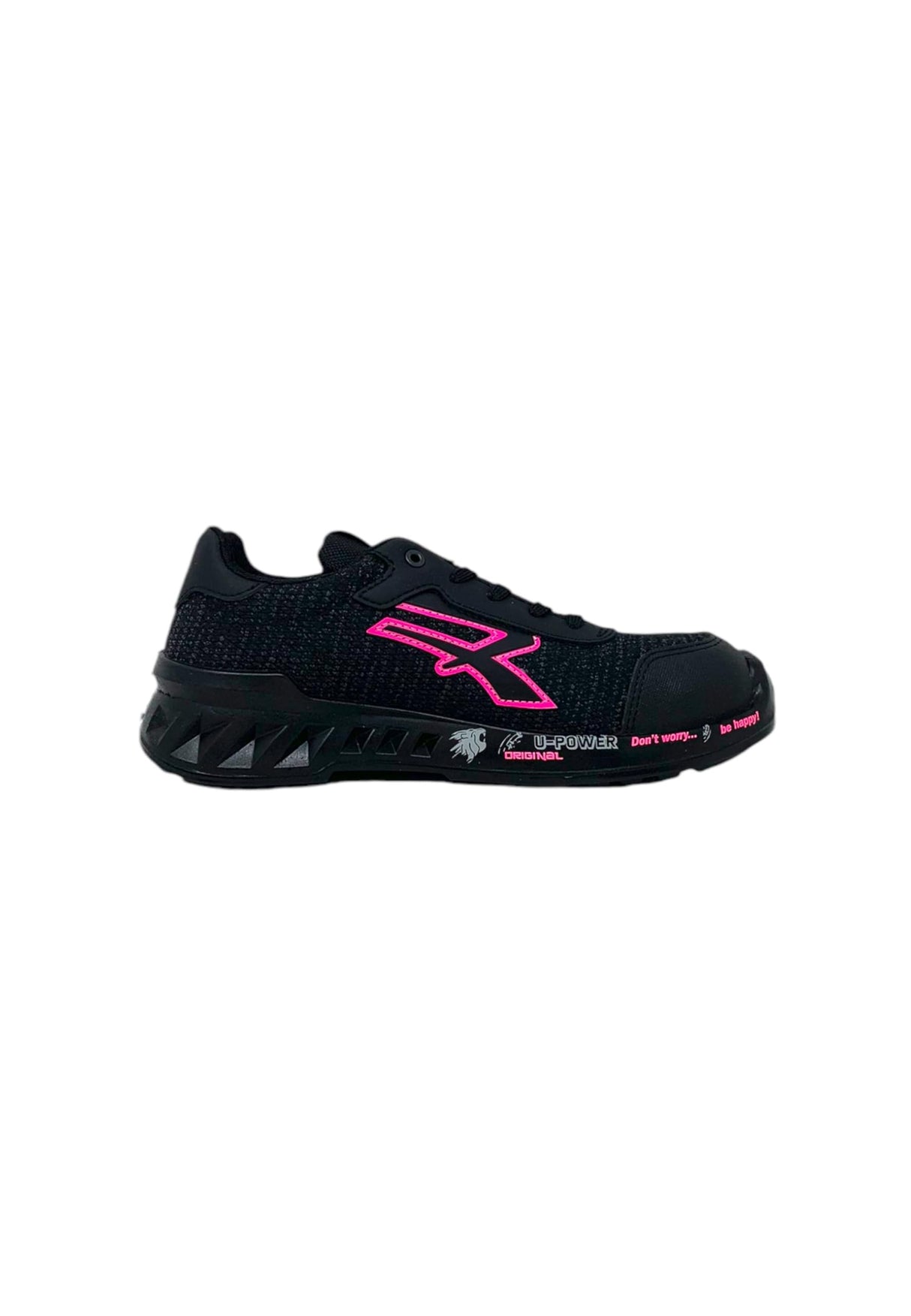U-Power RV20086 Linea RED LEVE Modelo MICHELLE Zapatos de Seguridad, S1P SRC ESD, Negro, 37 Tamaño
