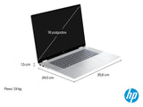 HP Omnibook X Flip - Ordenador portátil Convertible de 16" 3K OLED táctil (Intel Ultra 7-258V EVO, 32GB RAM, 1TB SSD, Intel ARC Graphics, Windows 11 Home) Silver - Teclado QWERTY Español