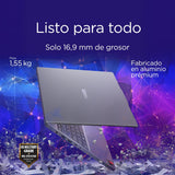 Lenovo IdeaPad Slim 3 Gen 10 – Ordenador Portátil IA Copilot+ PC 15.3'' WUXGA (Snapdragon X X1-26-100, GPU Qualcomm Adreno, 16 GB RAM, 512 GB SSD, Wi-Fi 6E, Win 11 Home) QWERTY Español - Gris Luna