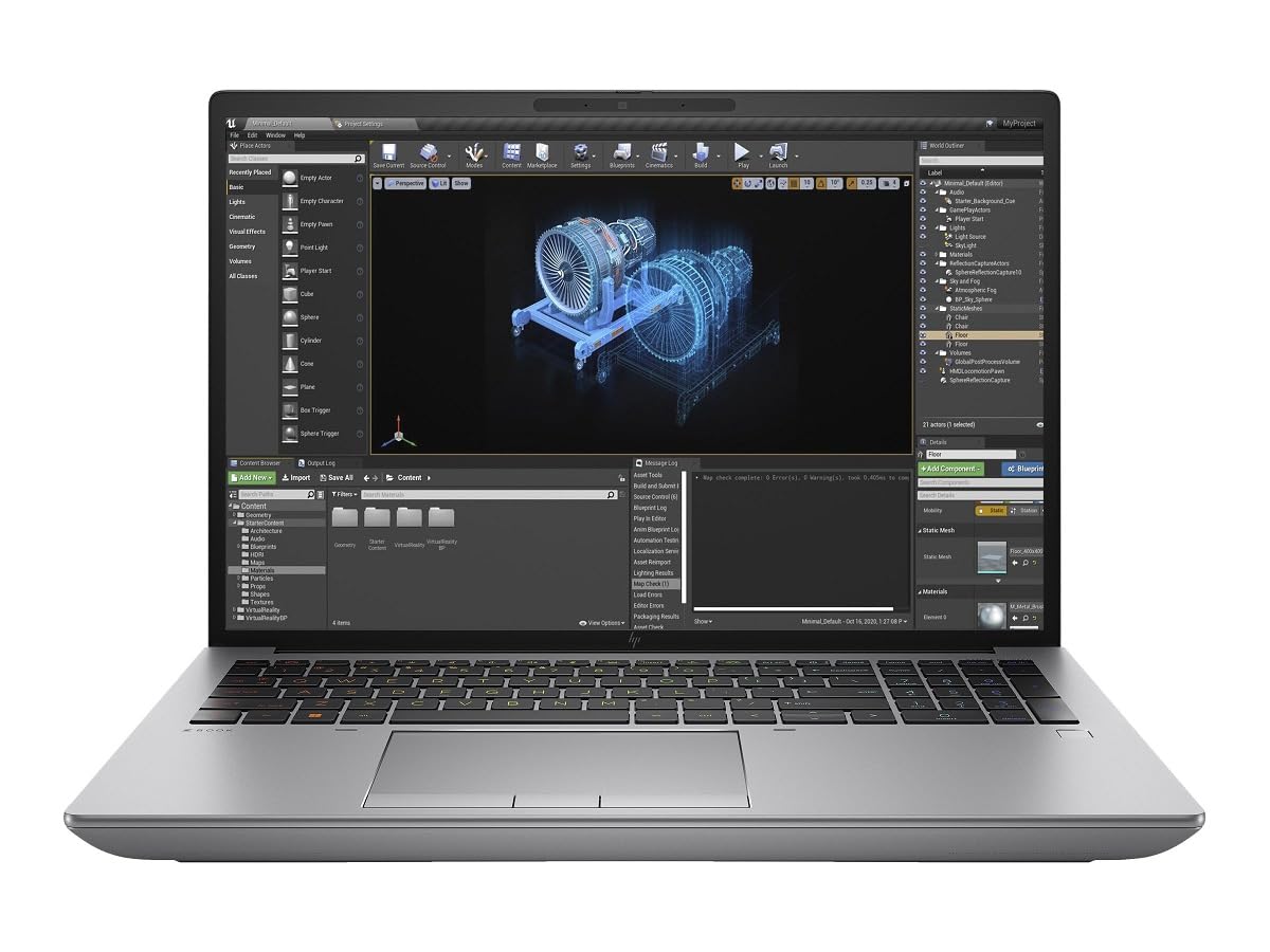 HP ZBook Fury 16 G10 62V58EA 16" WUXGA IPS, Intel i7-13700HX, 16GB RAM, 512GB SSD, NVIDIA RTX A1000, Windows 11 Pro