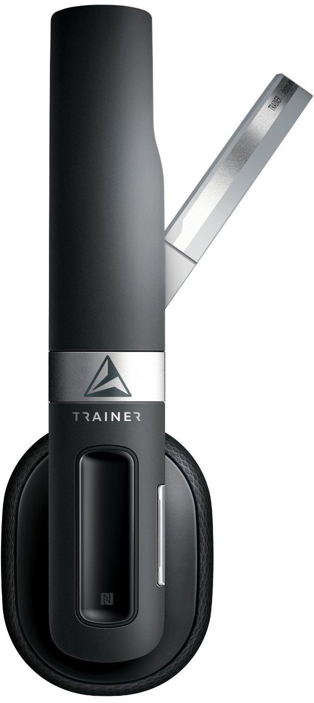 Trainer by Gibson TH100 - Auricular deportivo inalámbrico"On-Ear" diseño Usain Bolt (Banda Aeroflex, Bluetooth), color negro