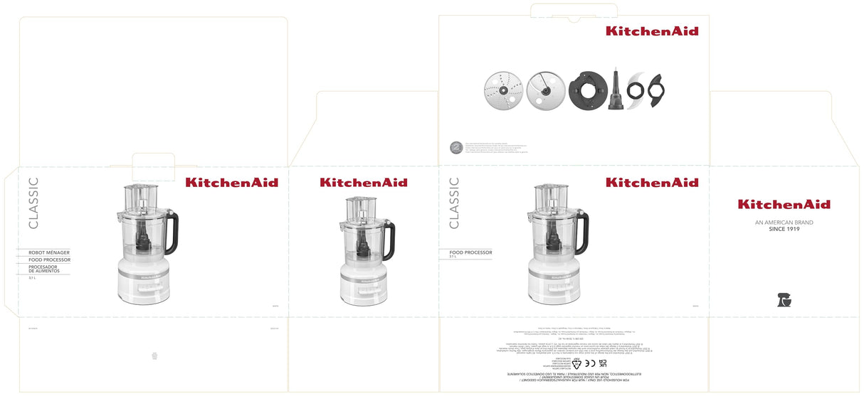 KitchenAid PROCESADOR DE ALIMENTOS CLASSIC DE 3,1 L 5KFP1318EWH