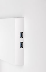 iiyama XUB2492HSU-W6 24" Blanco Panel IPS, 1920x1080100Hz, 15cm Regulable en Altura, Pivotante, Pivot, 250cd/m², Altavoces, HDMI, DisplayPort, 0,4ms MPRT, FreeSync, USB 4X 3.2 (23,8" Vis)