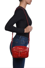 Love Moschino Bolso de Hombro Mujer Rojo Talla única
