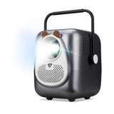 Acer - AOpen QF23s Powered by Acer LCD LED Beamer - 1080p Full HD (1920 x 1080 píxeles), 6.500 lúmenes LED, Contraste 1000:1, Keystone, 2 x 3 W Altavoces, HDMI (HDCP), WiFi, Plata, Portable/móvil