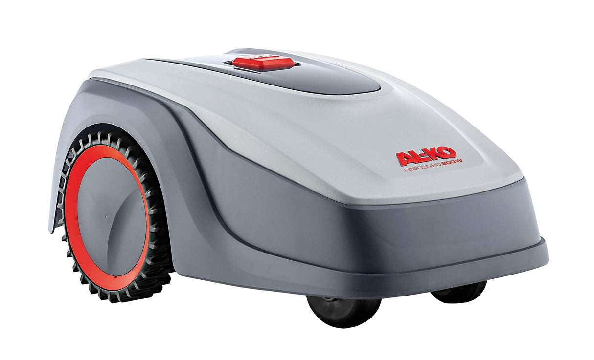 AL-KO Robot cortacésped Robolinho 800 W, Ancho de Corte de 22 cm, batería de Ion de Litio (2,5 Ah/máx. 20 V), Superficies de césped hasta 800 m², Capacidad de Subida hasta 45%, silenciosa 60 dB(A),