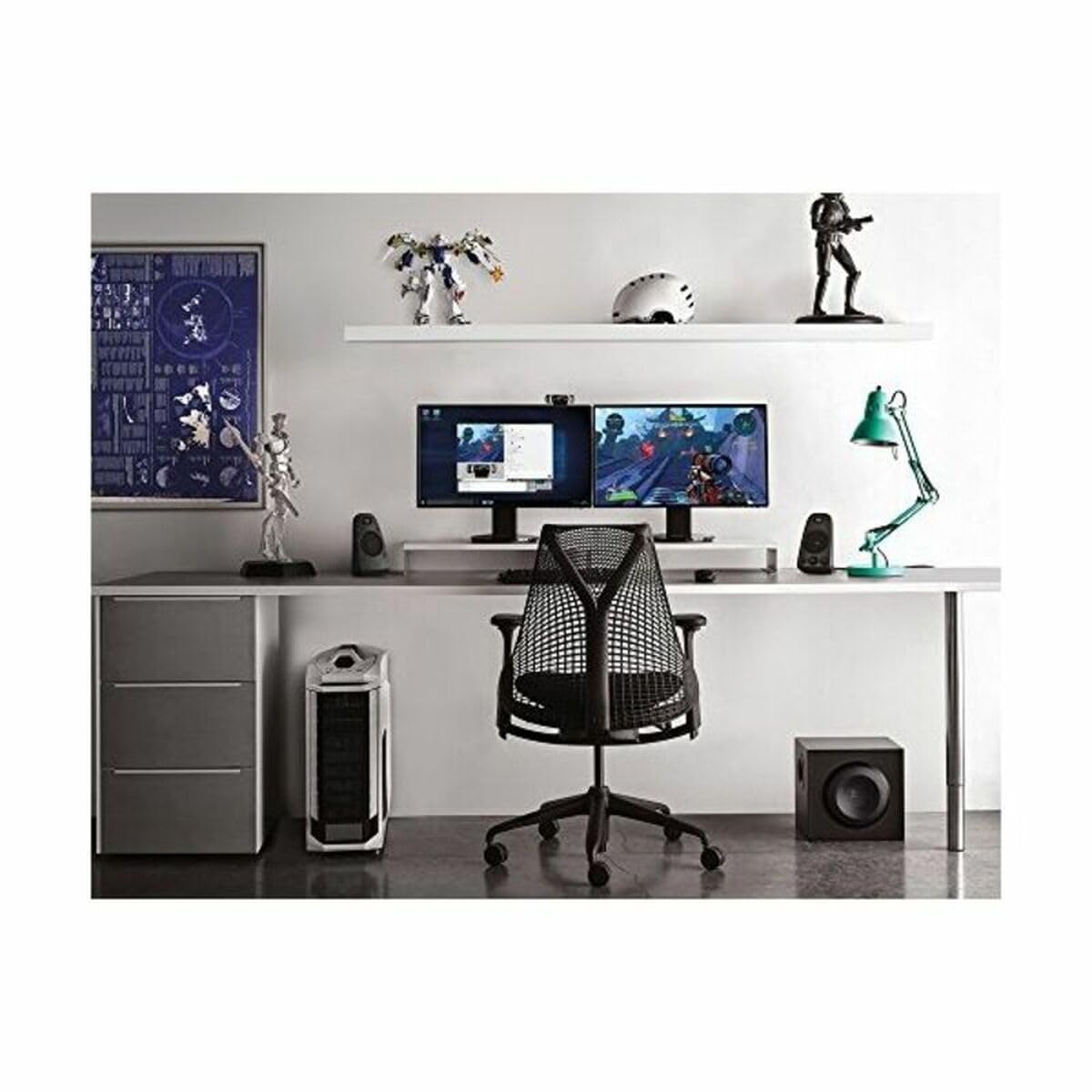 Logitech Z625 Sistema de Altavoces 2.1 Subwoofer, THX, 400W de Pico, Graves Profundos, Entrada Óptica 3.5 mm/RCA, Enchufe EU, PC/PS4/Xbox/Reproductor/DVD Player/TV/Smartphone/Tablet, Negro