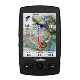 TwoNav Aventura 2 Plus, GPS de Mano con Pantalla Amplia 3.7 Pulgadas, Botones y Joystick para montaña, Alpinismo, Trekking o Senderismo con mapas incluidos. Color Azul Turquesa
