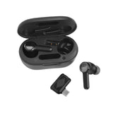 JBL Auriculares Quantum TWS juegos de eSports, baja latencia, In Ear, Auriculares Bluetooth con cancelación de ruido con 22 horas de duración de la batería, negro