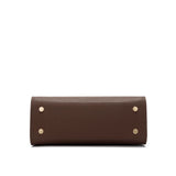 Carlheim, Gotland Genuine Leather collection, Estelle Genuine Leather Handbag (Brown)