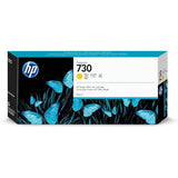 HP 730 P2V70A Amarillo, Cartucho de Tinta Original HP DesignJet, de 300ml, para Impresoras HP DesignJet T 1700