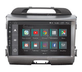 Radio de Coche Personalizada Kia Sportage Android GPS Bluetooth WiFi Dab USB Full HD Touchscreen Display 9”