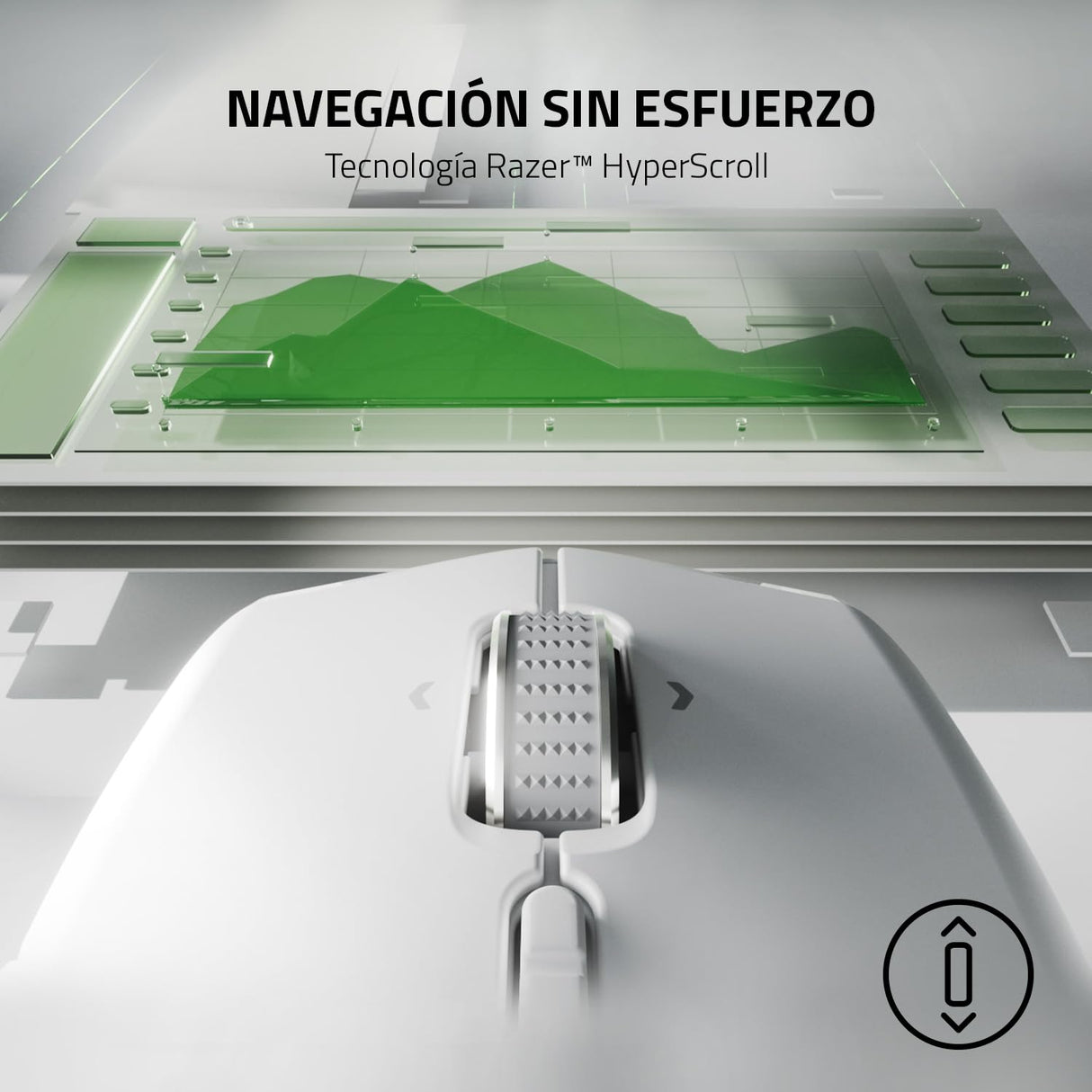 Razer Pro Click Mini - Ratón inalámbrico profesional, ergonómico para una mayor productividad en la oficina para PC / Mac (Bluetooth, hasta 4 dispositivos simultáneamente, hasta 400 horas) Mercury
