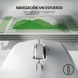 Razer Pro Click Mini - Ratón inalámbrico profesional, ergonómico para una mayor productividad en la oficina para PC / Mac (Bluetooth, hasta 4 dispositivos simultáneamente, hasta 400 horas) Mercury