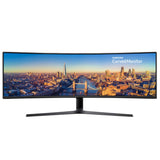Samsung C49J890DKU - Monitor curvo de 49" FullHD (3840x1080, LED, 32:9, 144 Hz, 3000:1, 5 ms, USB 3.0, HDMI, USB Type C, PBP) Negro