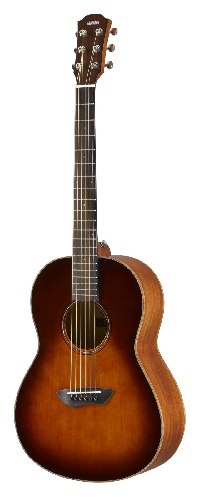 Yamaha CSF3M Guitarra Acústica con sonido potente y de riqueza armónica, aspecto elegante, adecuada para viajar, Color sombreado tabaco oscuro