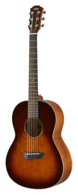 Yamaha CSF3M Guitarra Acústica con sonido potente y de riqueza armónica, aspecto elegante, adecuada para viajar, Color sombreado tabaco oscuro