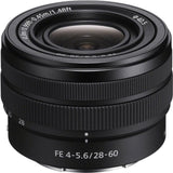 Sony SEL2860.SYX - Objetivo Compacto, Ligero y silencioso, Apertura de 7 láminas para Efecto Bokeh