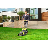 RYOBI - Cortacésped 18V One+ Brushless Ø 37 cm - 2 Baterías 4,0Ah - Recogida y Mulching - Recogedor Semirrígido 45L - Empuñaduras Ergonómicas Vertebrae - Ajuste de la Altura de Corte - RY18LMX40A-240