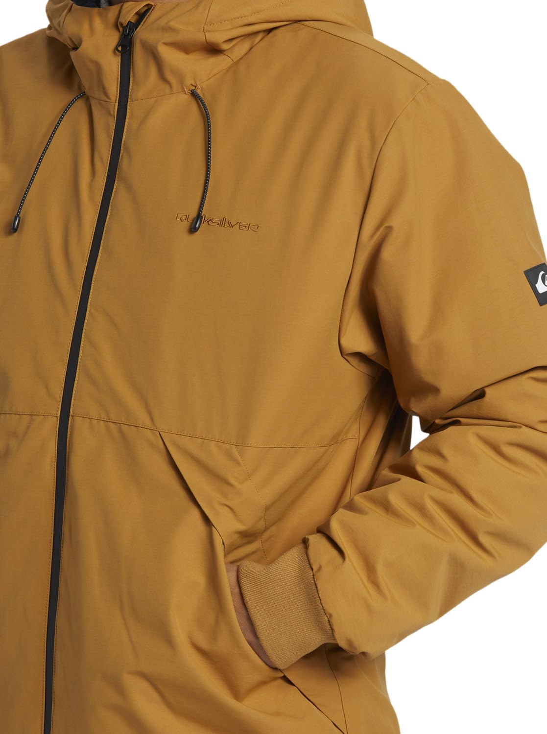 Quiksilver Brooks 5K Jacket Chaqueta, Bone Brown, Estándar para Hombre