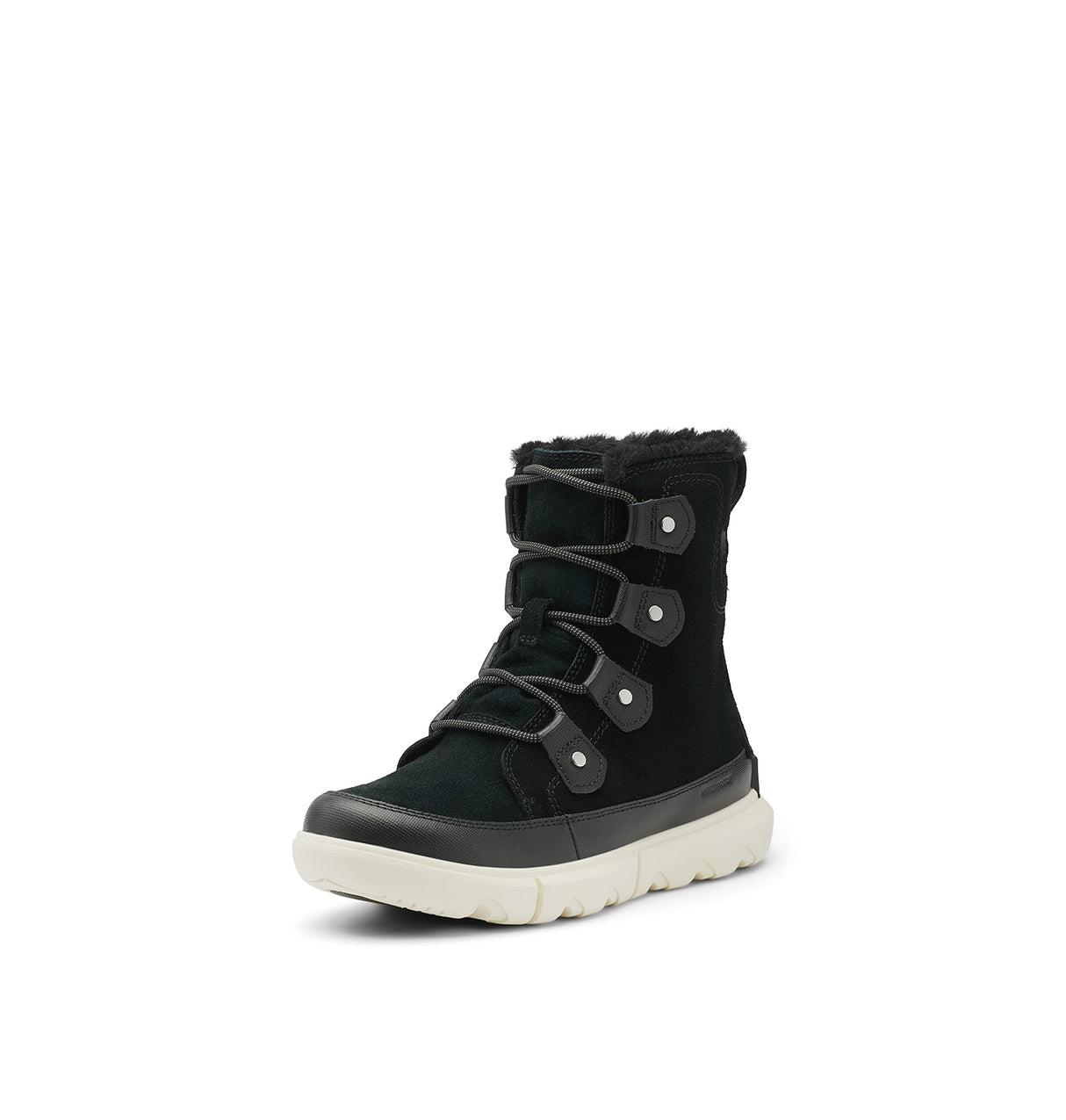 Sorel Explorer Joan WP, Botas de invierno impermeables, Mujer, Black Fawn Explorer 2 Joan Faux Fur, 39.5 EU