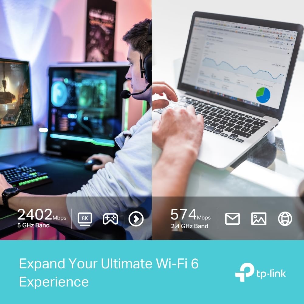 【2024 Nuevo】 TP-Link Archer TX50UH | Adaptador USB inalámbrico de Alta Ganancia | Wi-Fi6 AX3000| Cobertura más Amplia | USB3.0 | Juego de Menor latencia| Compatible con windows11