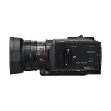 Panasonic HC-X1200E 4K 60p Videocámara Estilo De Mano con Lente Gran Angular de 25 mm, Zoom Óptico de 24x, OIS Híbrido de 5 Ejes, USB PD, Negra