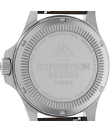 Timex Expedition North - Reloj de 41 mm para hombre, eco-friendly marrón, correa de liberación rápida de dos piezas, esfera negra, caja de acero inoxidable TW2V64100
