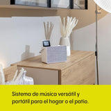 Pure Evoke Play Sistema de música versátil para Interiores y Exteriores (Radio Dab+ /FM, Radio por Internet, podcasts, Spotify Connect, Bluetooth en un Rico Sonido estéreo de 40W), Blanco algodón